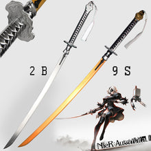 Load image into Gallery viewer, NieR:Automata 2B & 9S Sword Real Steel Blade