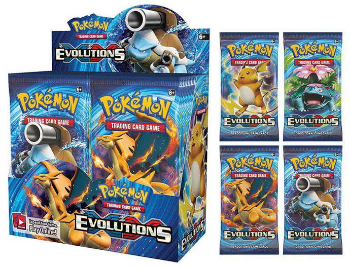 Pokemon Evolution Booster Card Box Unboxing