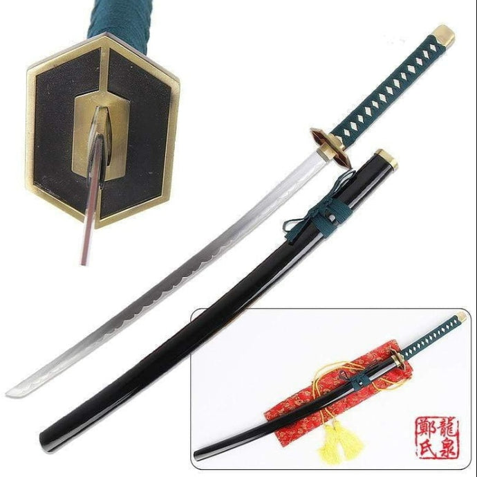 Bleach Aizen Sousuke Steel Sword Display