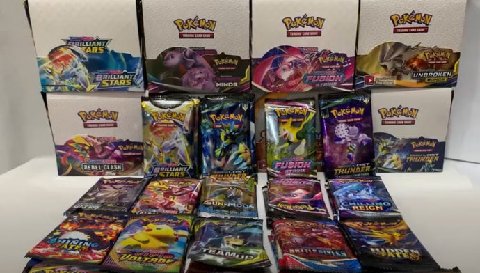 Pokemon Booster Card Boxes Unboxing