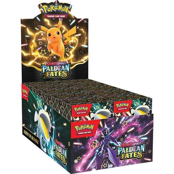 Pokemon Paldean Fates 36 Sealed Booster Cards Box Unboxing