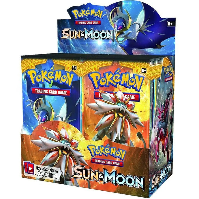 Pokemon Sun and Moon Booster Cards Box Unboxing