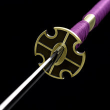 Load image into Gallery viewer, One Piece Luffy Nidai Kitetsu Real Steel Katana
