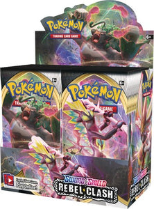 Pokemon Rebel Clash Booster Cards Box