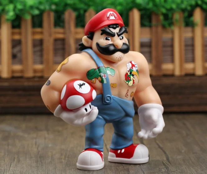 Muscle Mario & Lugi Action Figure