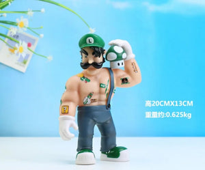 Muscle Mario & Lugi Action Figure