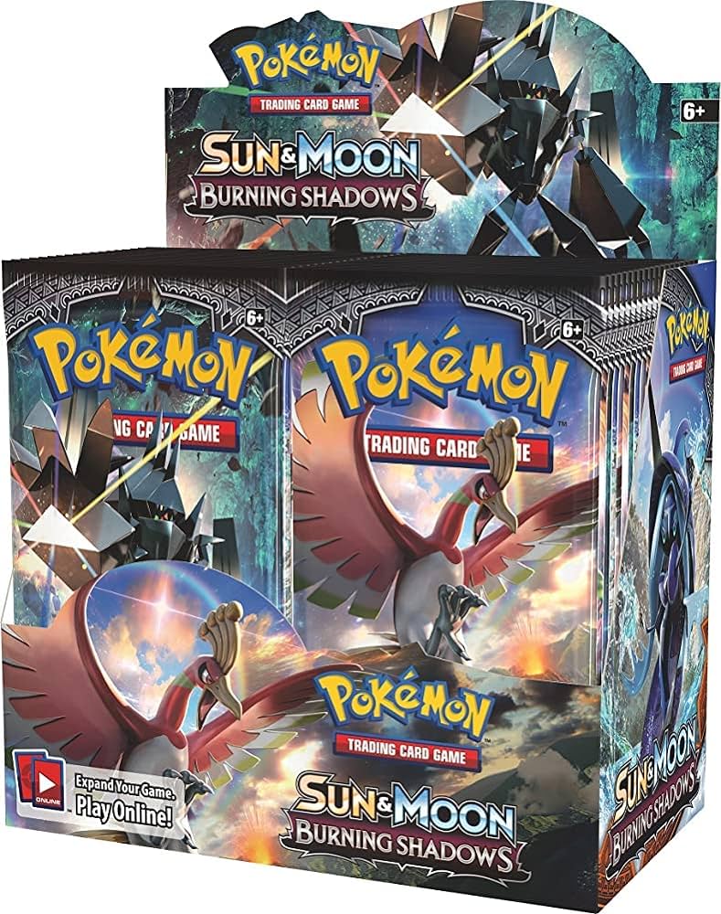 Pokemon Burning Shadows Booster Cards Box