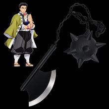 Load image into Gallery viewer, Demon Slayer: Kimetsu no Yaiba Gyomei Himejima Meteor Hammer and Axe
