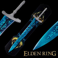 Load image into Gallery viewer, Elden Ring Dark Moon Greatsword Real Steel Sword
