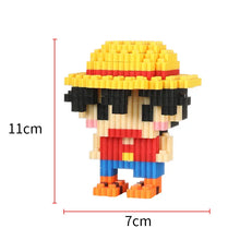 Load image into Gallery viewer, One Piece Chopper, Zoro, Luffy, Usopp, Ace Building Blocks
