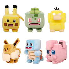 Load image into Gallery viewer, Pokemon Pikachu Squirtle Eevee Jigglypuff Mew Funny Looking Plushes
