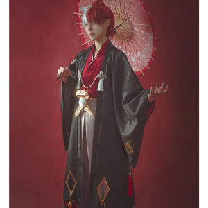 Anime My Hero Academia Todoroki Shoto Cosplay Costume Kimono