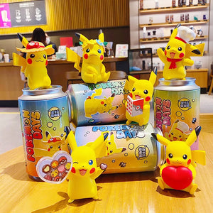 2 Styles Pokemon Figures Can - Pikachu Pen Container