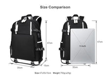 Load image into Gallery viewer, Naruto Backpack - Akatsuki Cloud &amp; Itachi Sharingan School Bag with USB Port (8 Designs)
