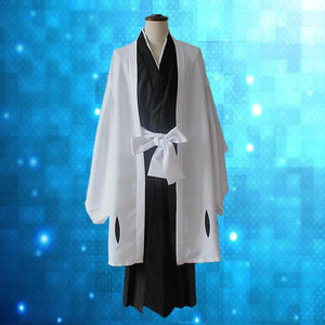 Anime Bleach Kurosaki Ichigo White Cloak Cosplay Costumes
