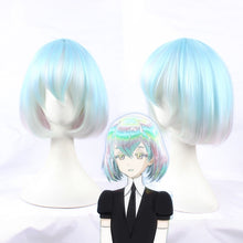Load image into Gallery viewer, Houseki no Kuni (Land of the Lustrous) Antarcticite Cosplay Costume (Wig + Tie + Jumpsuit + Belt)
