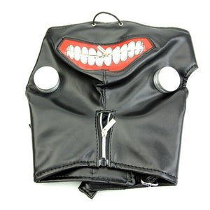 Tokyo Ghoul Kaneki Ken Adjustable Zipper Faux Leather Mask