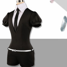 Load image into Gallery viewer, Houseki no Kuni (Land of the Lustrous) Antarcticite Cosplay Costume (Wig + Tie + Jumpsuit + Belt)
