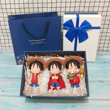 Load image into Gallery viewer, Adorable One Piece Luffy Trio: 3-Piece PVC Action Figure Set
