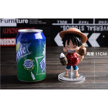 Load image into Gallery viewer, Adorable One Piece Luffy Trio: 3-Piece PVC Action Figure Set
