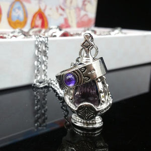 Anime Puella Magi Madoka Magica Necklace Crystal Pendant Ring