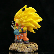 Load image into Gallery viewer, Dragon Ball x Pokemon Saiyan 3 Goku Pikachu Action Figure
