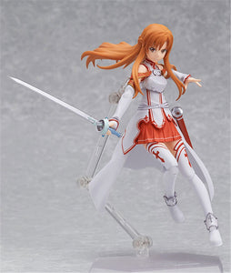 20cm Anime SAO Sword Art Online Asuna Yuuki, Kirigaya Kazuto PVC Figures