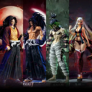 Demon Slayer Action Figures - Kimetsu no Yaiba Collectible Set | Daki, Kokushibo & Inosuke PVC Models