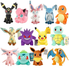 Load image into Gallery viewer, Pokemon Plush Collection - 52 Styles Available Including Pikachu, Charmander &amp; Eevee
