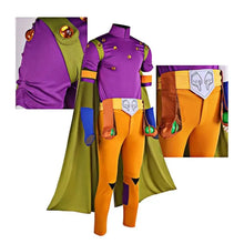 Load image into Gallery viewer, JoJo's Bizarre Adventure Gyro Zeppeli Cosplay Costume - Steel Ball Run Full Set with Hat, Cloak &amp; Steel Balls
