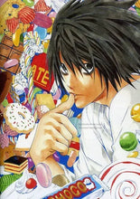 Load image into Gallery viewer, Death Note Retro Canvas Posters - L, Light, Ryuk &amp; Misa Wall Art (A4 / A3, 19 Designs)
