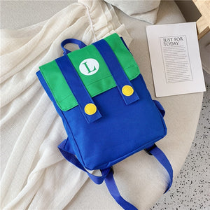 Super Mario Bros Nylon Waterproof Backpack