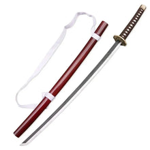Load image into Gallery viewer, Gintama Hijikata Toushirou Katana - 100cm Wooden Cosplay Sword Prop with Red Scabbard
