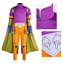 Load image into Gallery viewer, JoJo's Bizarre Adventure Gyro Zeppeli Cosplay Costume - Steel Ball Run Full Set with Hat, Cloak &amp; Steel Balls
