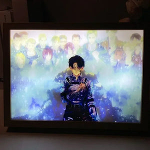 Attack On Titan Eren LED Lamp Framed Photos