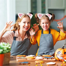 Load image into Gallery viewer, Cat Ear Headband - White Fluffy Cat Ears with Pink Glitter, Cosplay and Party Headpiece for Kids (1-5 Packs)
