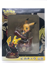 Load image into Gallery viewer, 17cm Pokemon One Piece Hybrid Figures Showcasing Pikachu, Luffy, Zoro and Sanji
