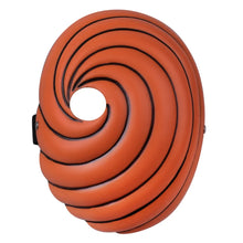 Load image into Gallery viewer, Naruto Shippuden Obito Uchiha Swirl Mask - Tobi Akatsuki Full-Face Cosplay Prop

