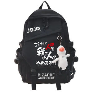 JoJo's Bizarre Adventure Cosplay Backpack - Student School & Laptop Travel Bag
