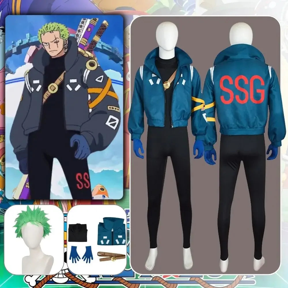 Egghead Suits One Piece Roronoa Zoro Egghead Cosplay Costume – The Anime Supply