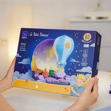 Load image into Gallery viewer, Cherish the Romance: The Little Prince Rose Eternal Flower Puzzle Blocks with Air Balloon
