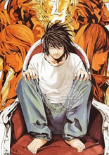 Load image into Gallery viewer, Death Note Retro Canvas Posters - L, Light, Ryuk &amp; Misa Wall Art (A4 / A3, 19 Designs)
