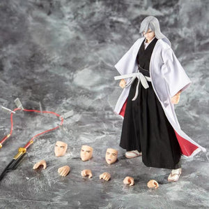 Bleach Kurosaki Ichigo, Aizen Sousuke, Ukitake Jushiro, Ichimaru Gin 18cm/7inch Action Figures