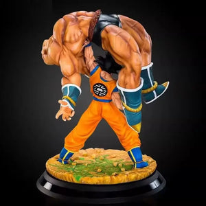 23cm Dragon Ball Son Goku Lifting Up Nappa Action Figure