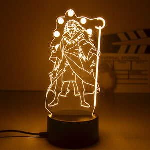 Naruto 3D Night Lamp Showcasing Naruto, Kakashi, Sasuke and Sakura