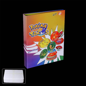 Pokemon Tazos 160pcs Cards Album Book & Box