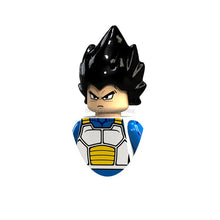 Load image into Gallery viewer, Dragon Ball Building Blocks Showcasing Goku, Vegeta and Other Characters
