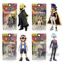 Load image into Gallery viewer, Pokemon Legendary Trainers Figure Series with Ash Ketchum, Leon, Cynthia, and Steven Stone
