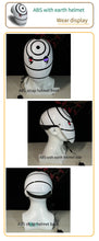 Load image into Gallery viewer, Naruto Obito Uchiha War Mask - LED Light-Up Sharingan White Full-Face Cosplay Prop
