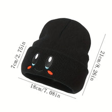 Load image into Gallery viewer, Winter Warm Cartoon Beanies – Big Eye Embroidered Knit Hats for Men &amp; Women
